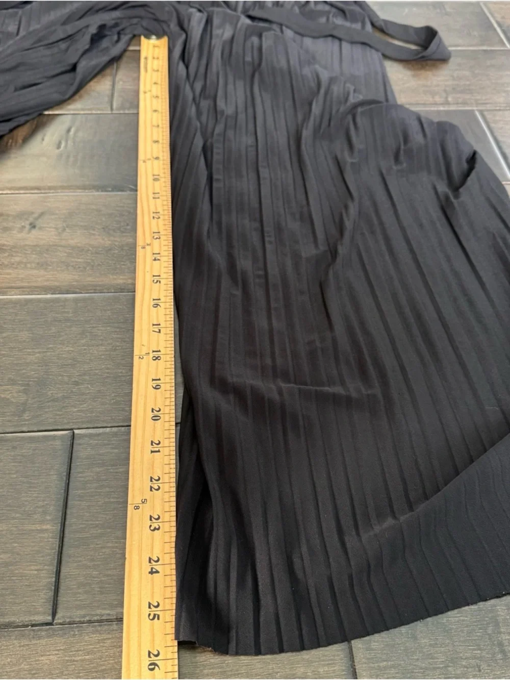 ❤️3/$30 Jon & Anna Contemporary Black Pleated Wide-Leg Pants with Waist Tie - M